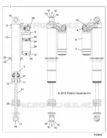 SUSPENSION, SHOCK ANTERIORE INTERNALS