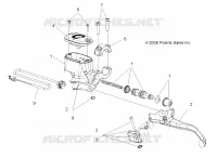 FRENO ANTERIORE BRAKE LEVER AND MASTER CYLINDER