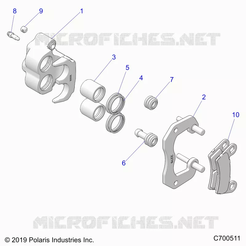 BRAKES, PINZA POSTERIORE