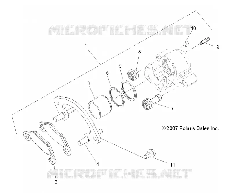 FRENO POSTERIORE CALIPER