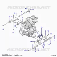 MOTORE, MOUNTING & LONG BLOCK