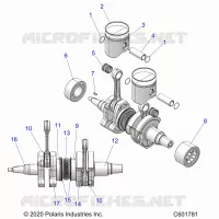 ENGINE, PISTON AND ALBERO MOTORE -S23TDL8RS/8RE (C601781)