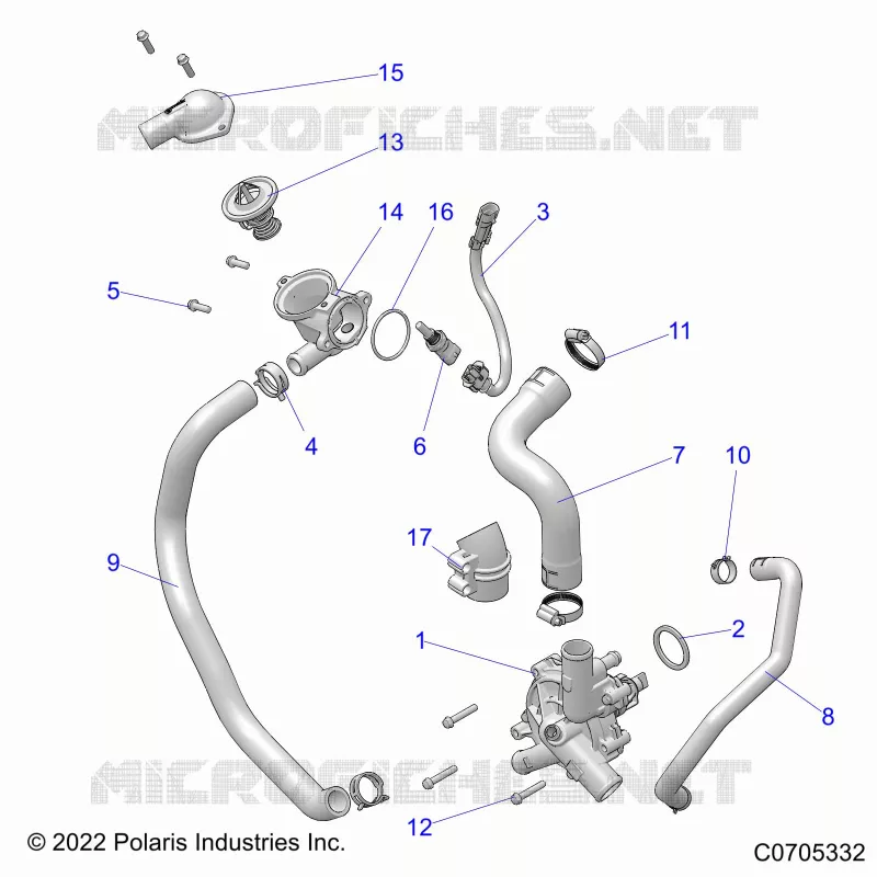 MOTORE, WATERPUMP AND BYPASS