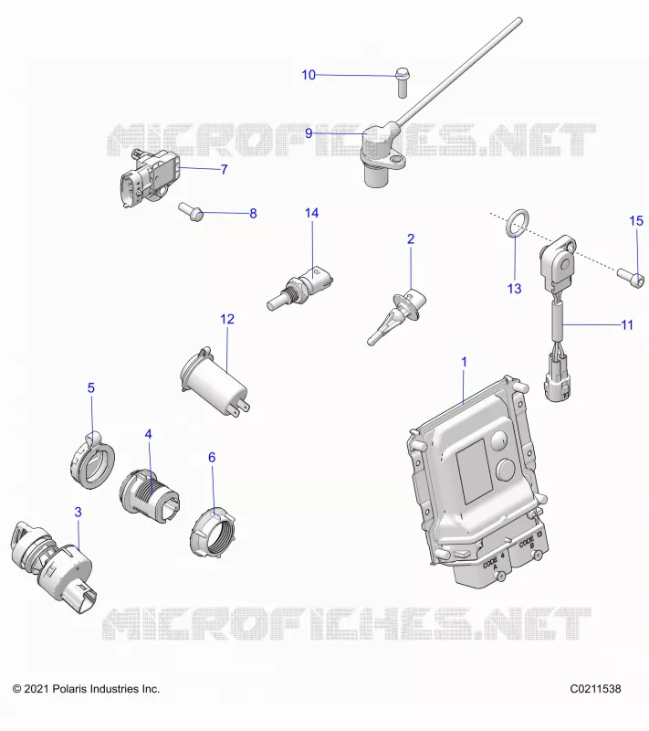 ELETTRICO, SWITCHES, SENSORS, ECU AND CONTROL MODULES