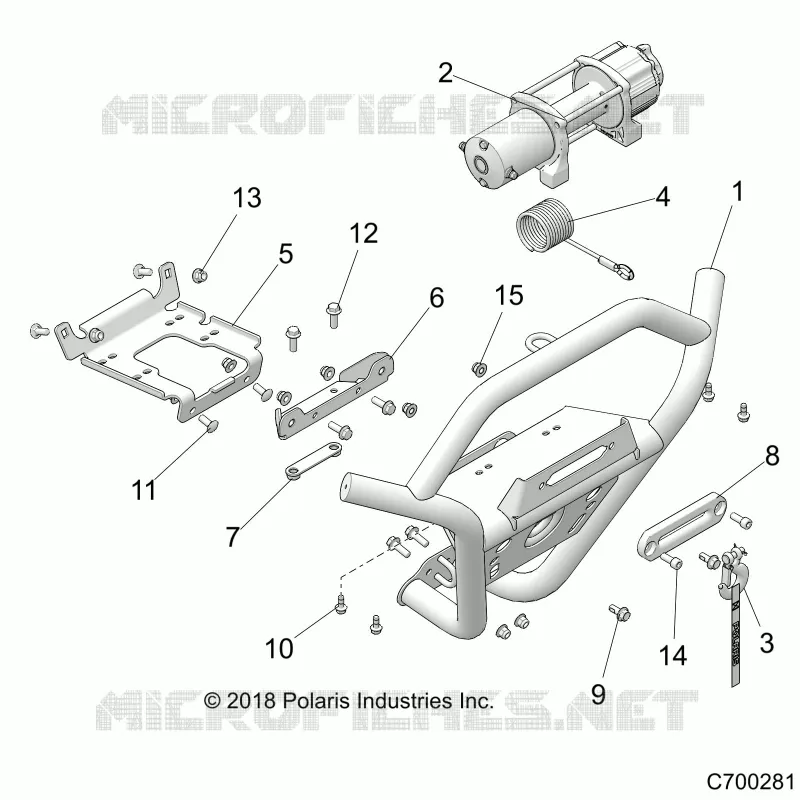 PARAURTI ANTERIORE, W/WINCH