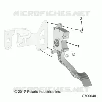 ENGINE, ACCELERATORE PEDALE