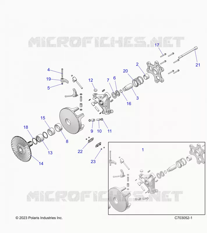 TRASMISSIONE, PRIMARY CLUTCH