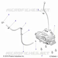 TRASMISSIONE, FRONT GEARCASE MOUNTING