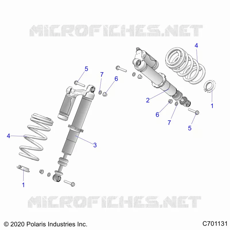 SUSPENSION, SHOCK ANTERIORE MOUNTING