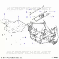 CHASSIS, TELAIO PRINCIPALE AND SKID PLATES