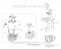 CILINDRO HEAD, CAMS AND VALVES