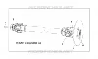 DRIVE TRAIN, FRONT PROP ALBERO