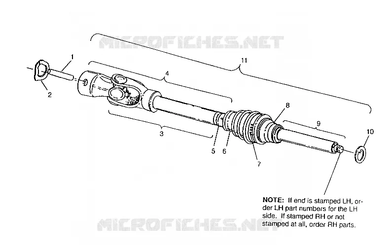Giunto 6x6 400L, SWEDISH S948740 and  NORWEGIAN N948740 (4926812681015A)