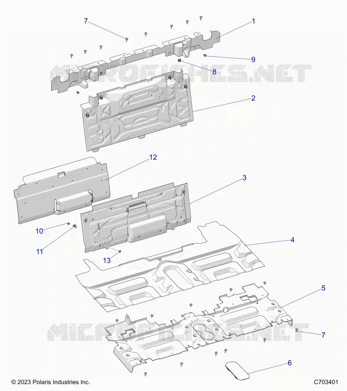 CARROZZERIA POSTERIORE CLOSEOFF, SIDE PANELS