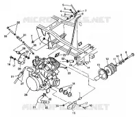 MONTAGGIO DEL MOTORE 4X4 350L S938139 (4924342434004A)