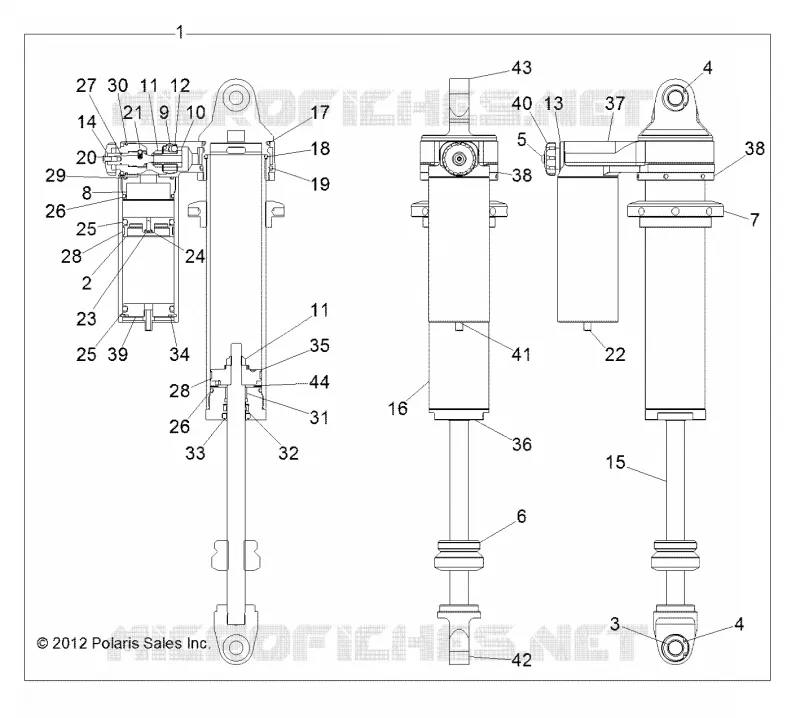 SOSPENSIONE POSTERIORE SHOCK (7043938)