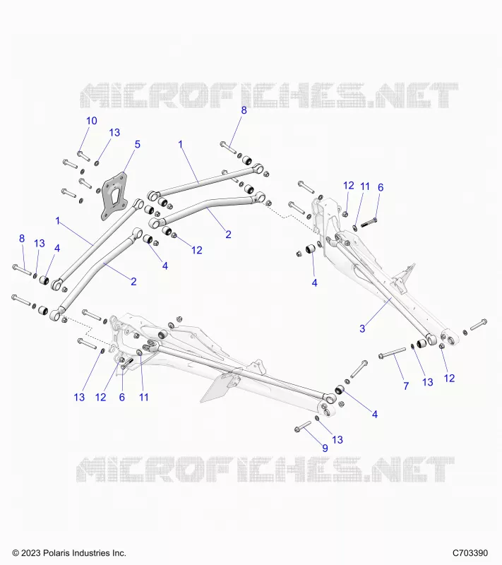 SOSPENSIONE POSTERIORE TRAILING ARMS MOUNTING