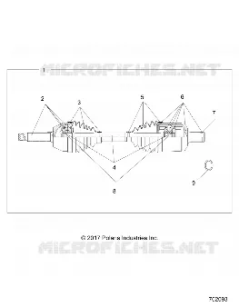 DRIVE TRAIN, TRANSMISSIONE ANTERIORE SHAFT