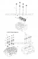 ENGINE, TESTA CILINDRO AND VALVES