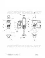 SUSPENSION, SHOCK ANTERIORE TRACK, VELOCITY 7045536