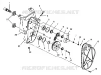 carter della catena 600 XCR 0961676 and EUROPEAN 600 XCR E961676 (4932123212B007)