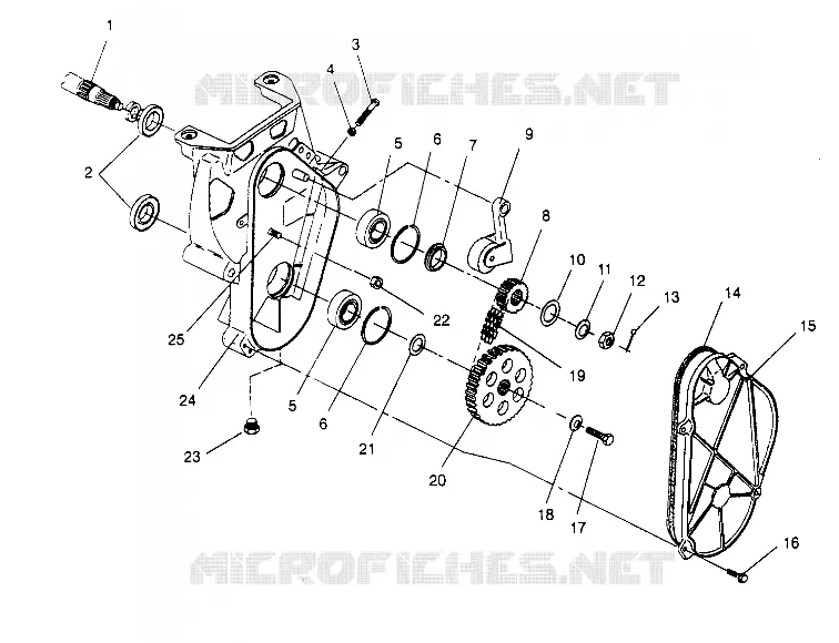 carter della catena ASSEMBLY  TRAIL 0952761 (4928862886B010)