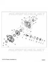 DRIVE TRAIN, POSTERIORE GEARCASE INTERNALS