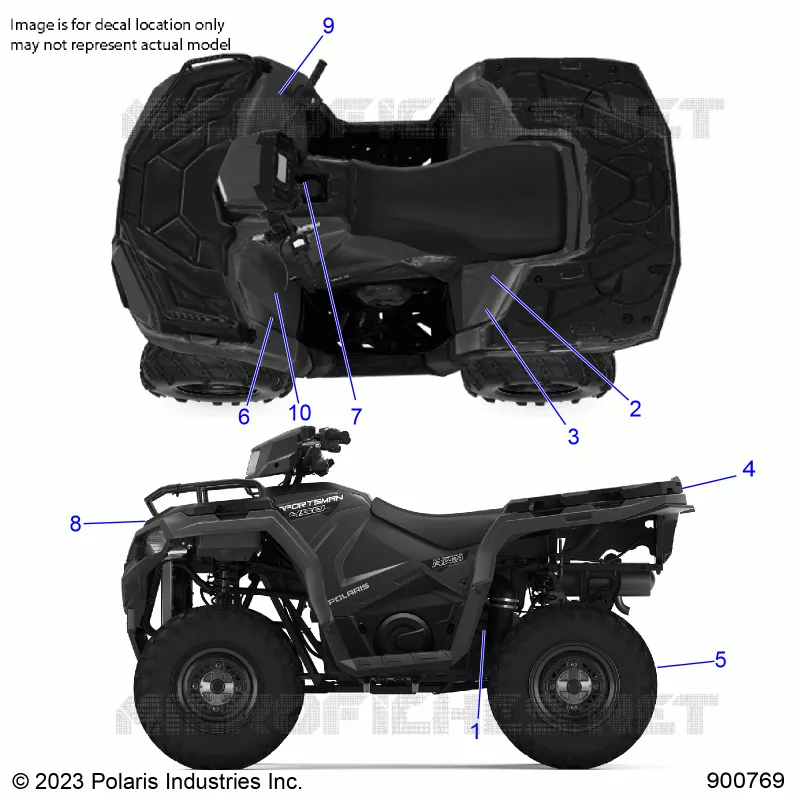 DECALSS STANDARD- A24SEE50B1/B3 (900769)