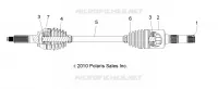 DRIVE TRAIN, POSTERIORE DRIVE SHAFT