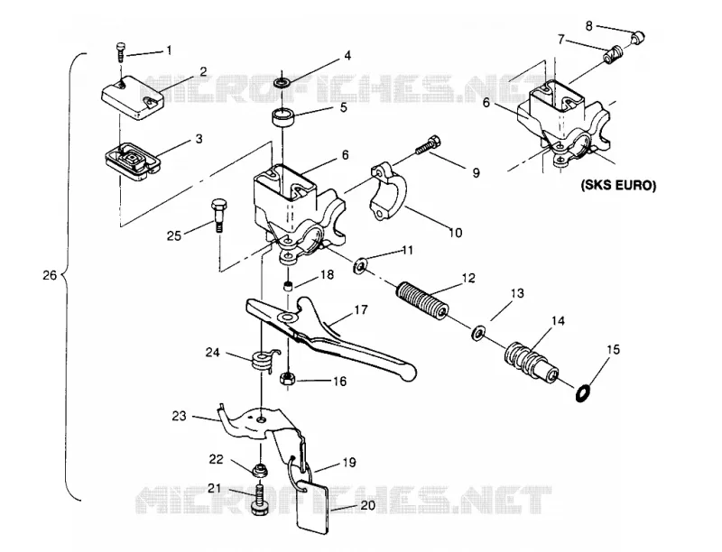 CILINDRO PRINCIPALE XLT RMK 0960956, XLT SKS 0960556  and EUROPEAN XLT SKS E960 (4931813181B009)