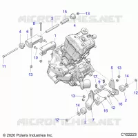 MOTORE, MOUNTING & LONG BLOCK