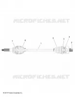 DRIVE TRAIN, POSTERIORE DRIVE SHAFT (TO 7/3/2017)