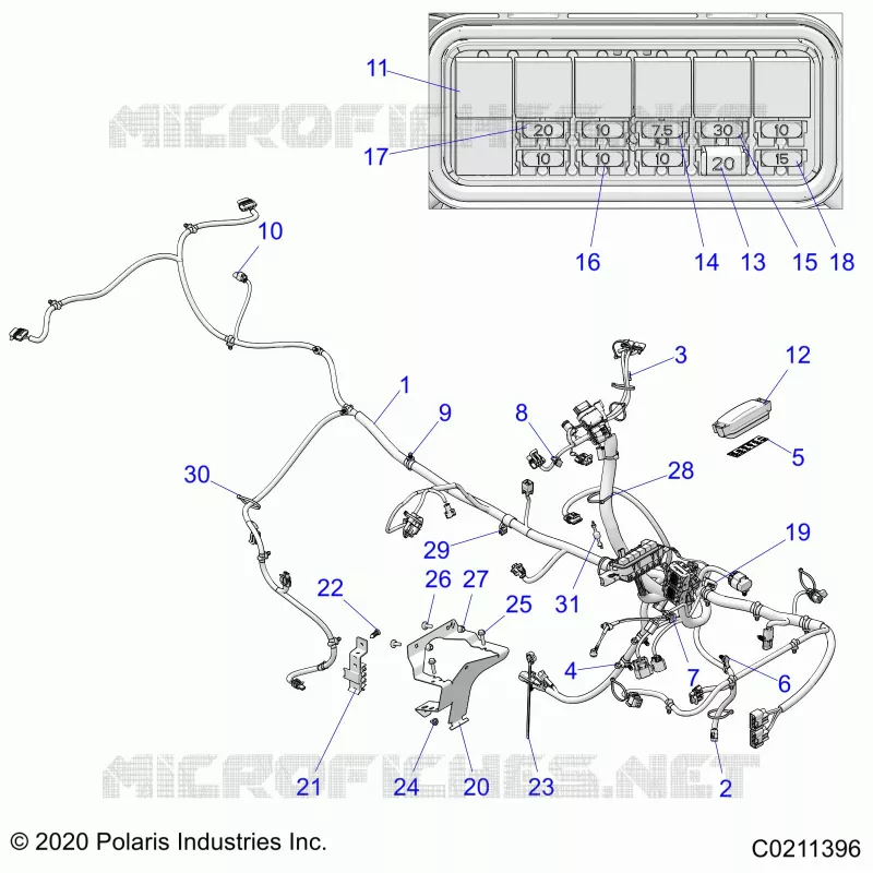 ELETTRICO, MAIN WIRE HARNESS