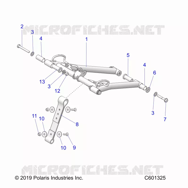 SUSPENSION, ANTERIORE COPPIA ARM