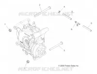 TRASMISSIONE, GEARCASE MOUNTING, REAR