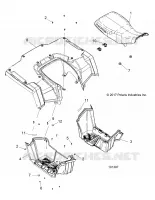 CARROZZERIA POSTERIORE CAB, SEAT AND FOOTWELLS