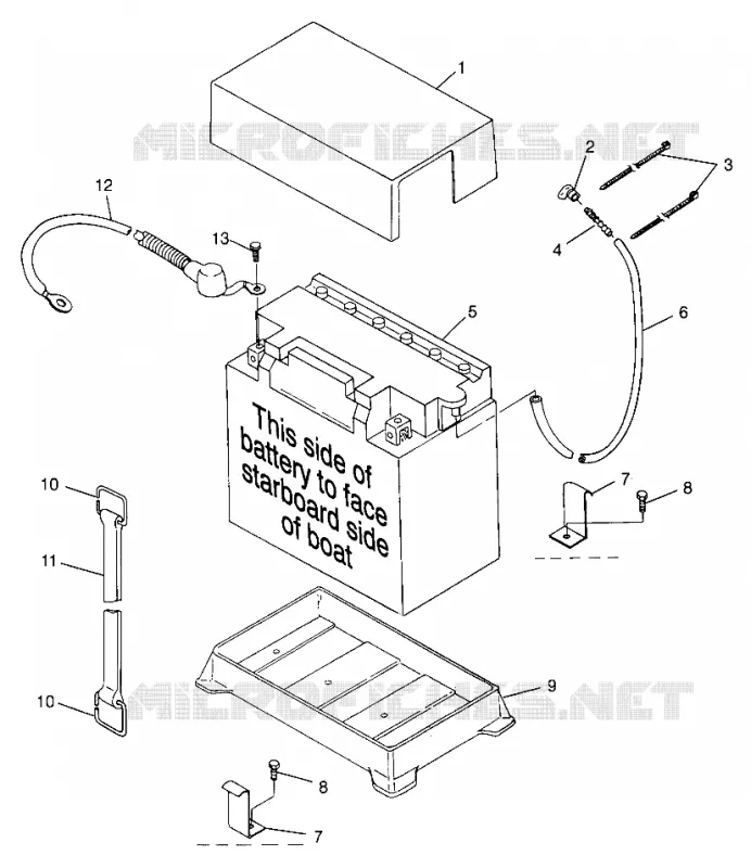 BATTERIA BOX SL 780 B974088 and Intl. SL 780 I974088 (4940924092B007)