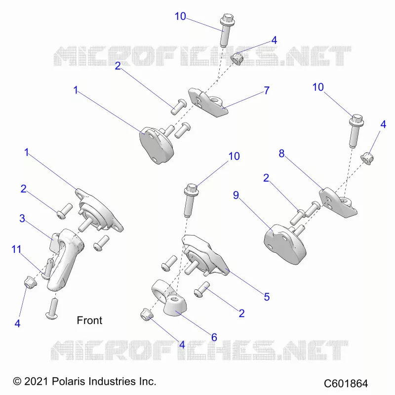MOTORE, MOUNTING & LONG BLOCK