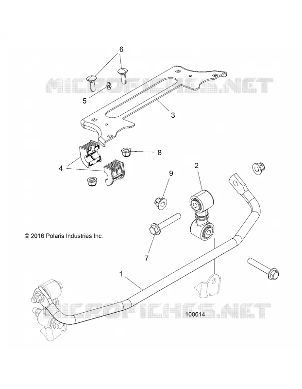 SUSPENSION, ANTERIORE BARRA STABILIZZATRICE