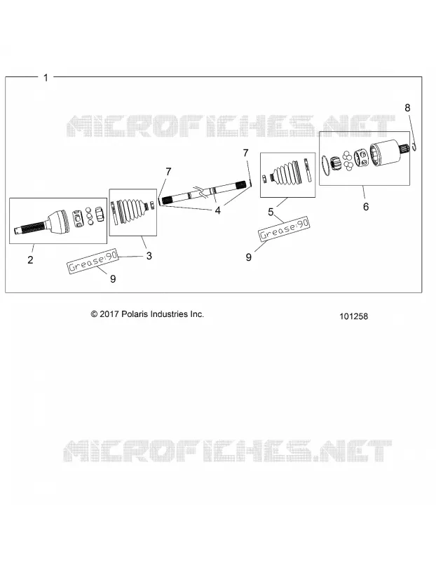 DRIVE TRAIN, TRANSMISSIONE ANTERIORE SHAFT