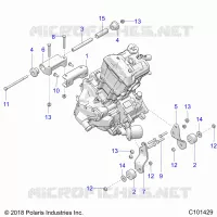 MOTORE, MOUNTING & LONG BLOCK