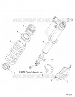 SUSPENSION, AMMORTIZZATORE POSTERIORE MOUNTING