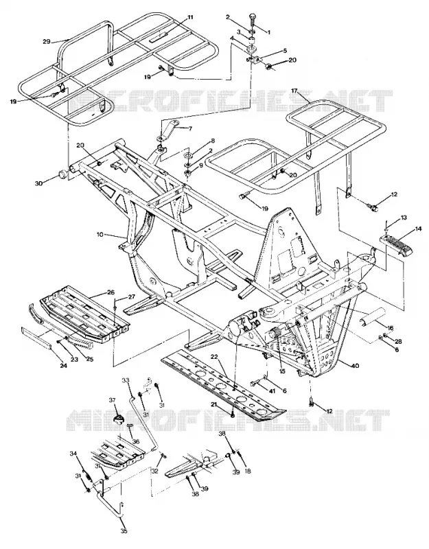 MONTAGGIO DEL TELAIO WITH RACKS UPDATED 5/90 (4917731773003A)