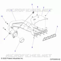 ENGINE, IMPIANTO DI SCARICO, HEADPIPE AND RELATED