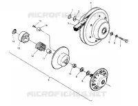 FRIZIONE DRIVEN ASSEMBLY 4x4 300 W948130 (4926762676C002)