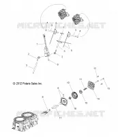 ENGINE, SCARICO VALVES AND SOLENOID