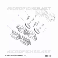 ENGINE, REED VALVE AND CORPO FARFALLATO ADAPTOR -S24TDL8RS (C601635)