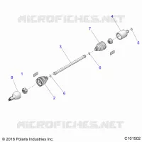 DRIVE TRAIN, DRIVE POSTERIORE ALBERO
