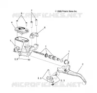 FRENO ANTERIORE BRAKE LEVER AND MASTER CYLINDER