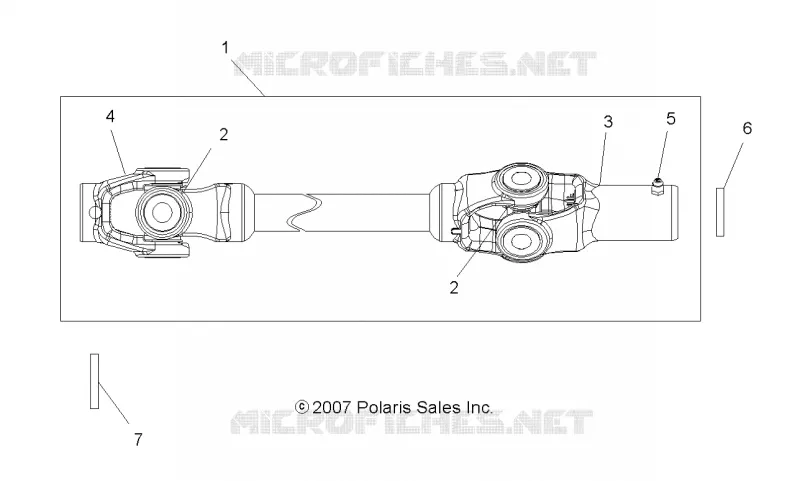 DRIVE TRAIN, FRONT PROP ALBERO